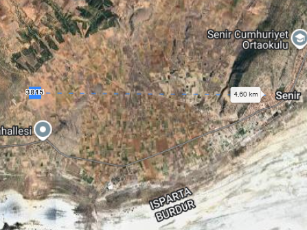 ISPARTA KEÇİBORLU SENİR  MAH. 3.150M² TARLA SATILIKTIR - ISPARTA KEÇİBORLU fotoğraf 2